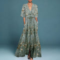 Cindy | Elegant Floral Maxi Dress