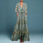 Cindy | Elegant Floral Maxi Dress