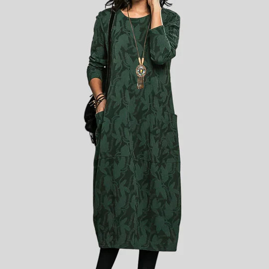 Eira | Textured Midi Dress