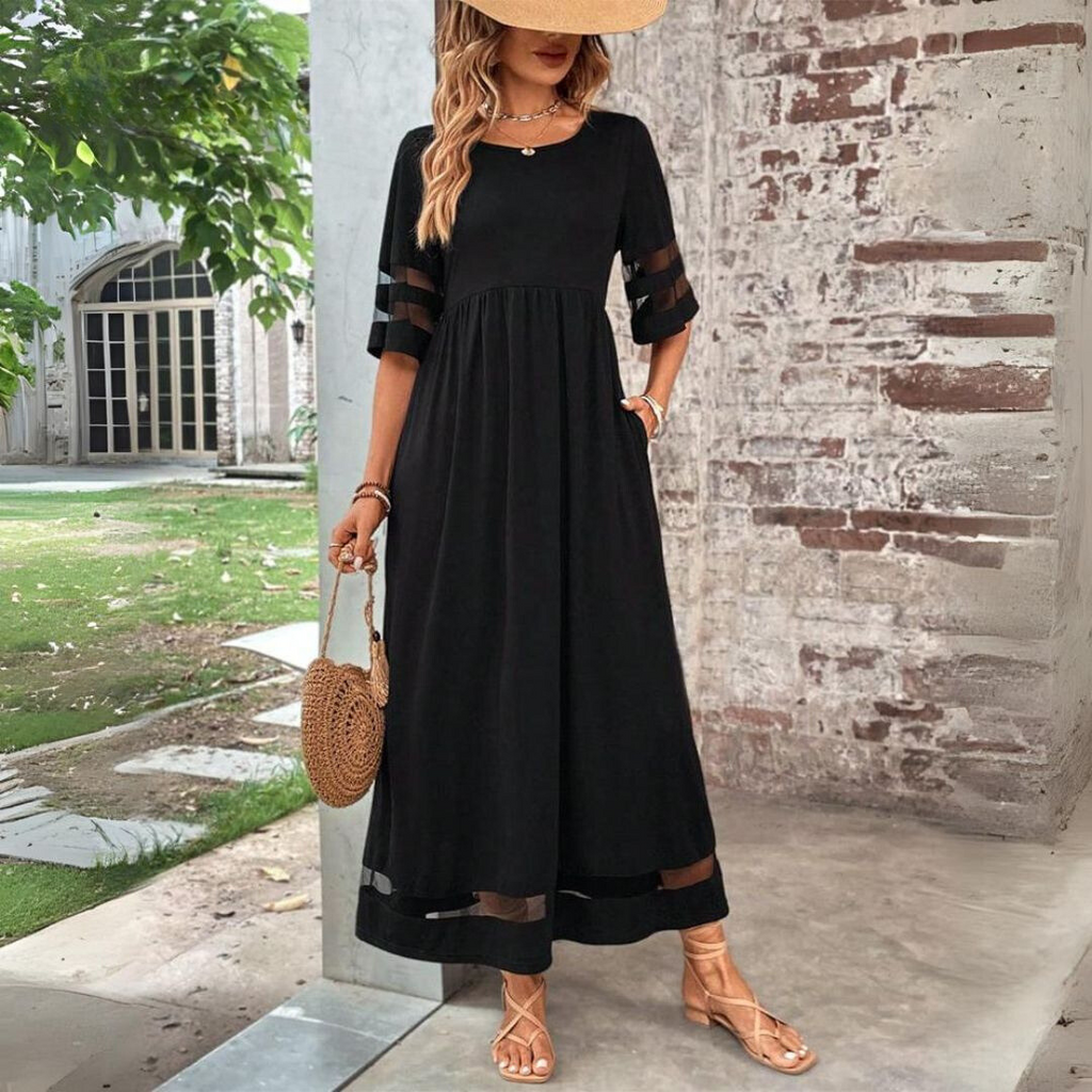 Novéa | Empire Waist Midi Dress
