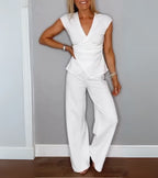 Claudia | Modern Wrap Two-Piece Set