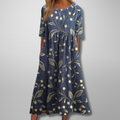 Maxine | Relaxed Floral Midi Dress