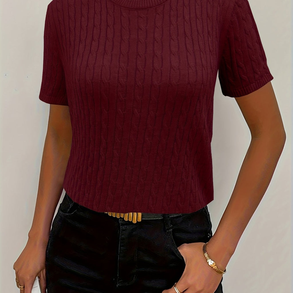 Klara | Ribbed Twist Detail Top