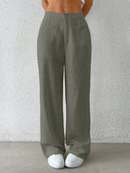 Zélie | Casual Beige Long Pants