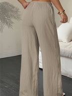 Kiora | Relaxed Straight-Leg Khaki Pants