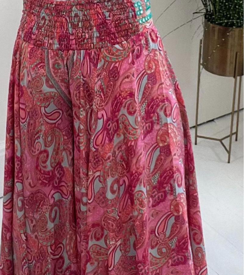 Paloma | Boho Paisley Wide-Leg Pants