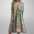 Maxine | Relaxed Floral Midi Dress