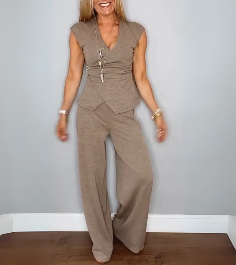 Claudia | Modern Wrap Two-Piece Set
