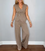 Claudia | Modern Wrap Two-Piece Set