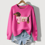 Eira | Cosy Dog Knit Sweater