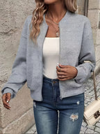 Eira | Casual Zip-Up Cardigan Jacket