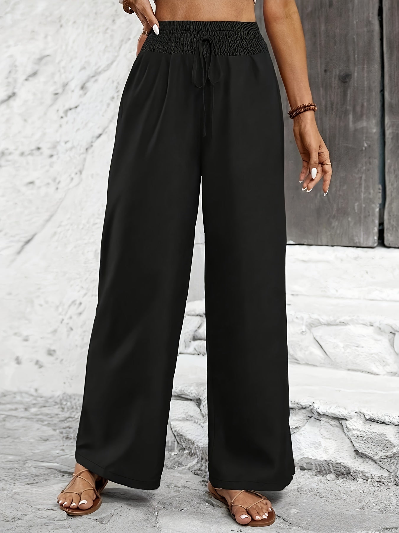 Avery | Twisted Waist Straight-Leg Pants