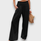 Pina | Smocked Wide-Leg Pants