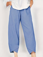 Cameron | Casual Elastic Waist Ankle Pants
