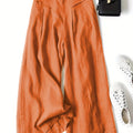 Anika | Wide-Leg Ankle Pants