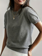 Hayden | Short-Sleeve Casual Blouse