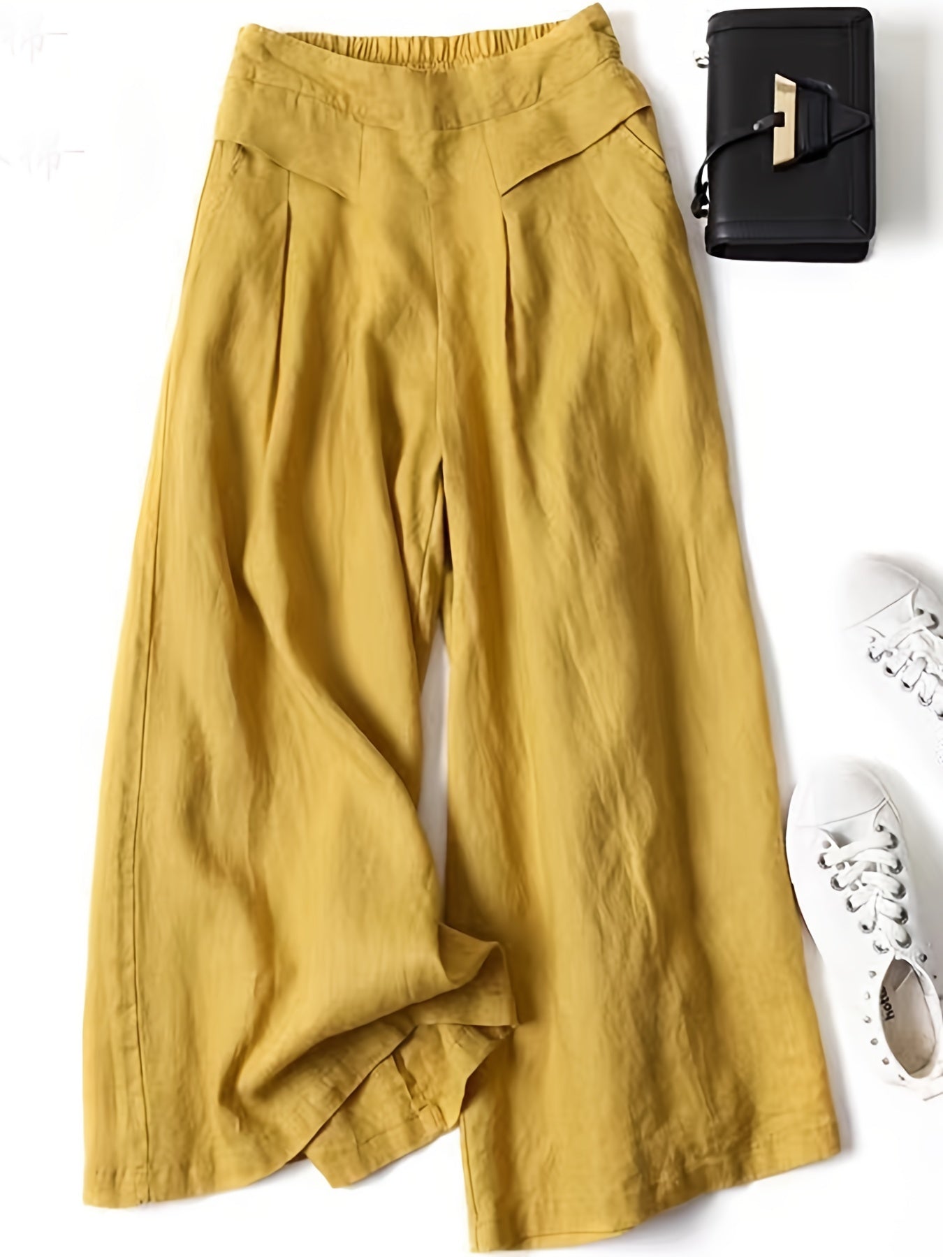 Anika | Wide-Leg Ankle Pants