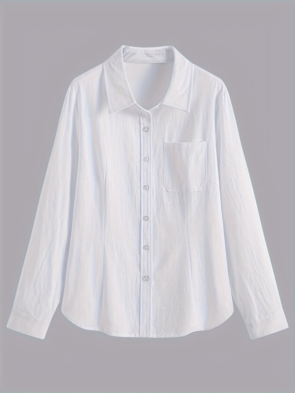 Lina | Open-Front Cotton Shirt