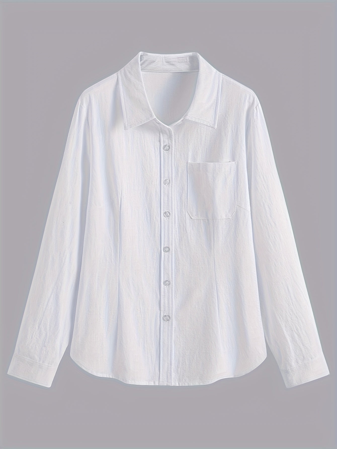 Lina | Open-Front Cotton Shirt