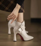 Aurora | Buckle Heel Ankle Boots