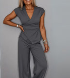 Claudia | Modern Wrap Two-Piece Set