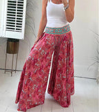 Paloma | Boho Paisley Wide-Leg Pants