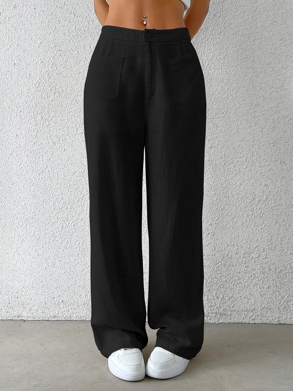 Zélie | Casual Beige Long Pants