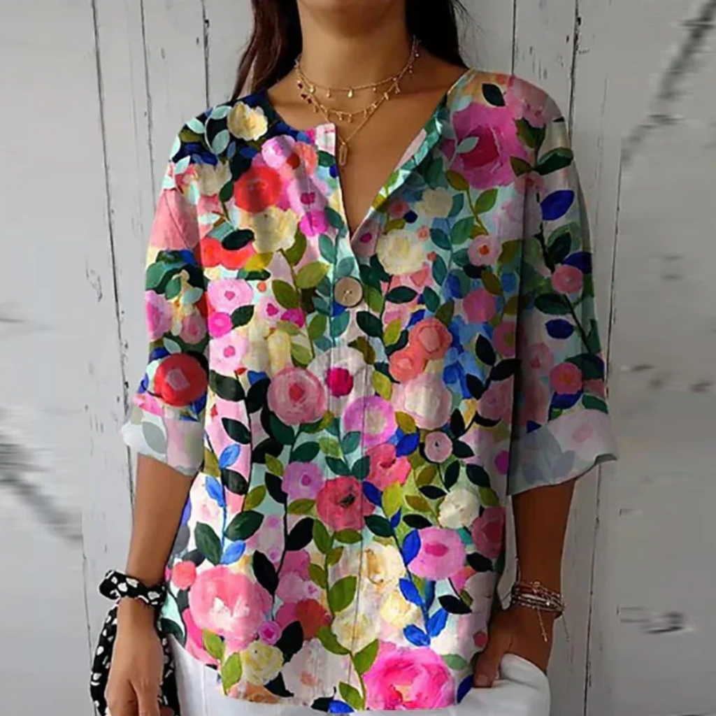Maria | Floral Print Blouse