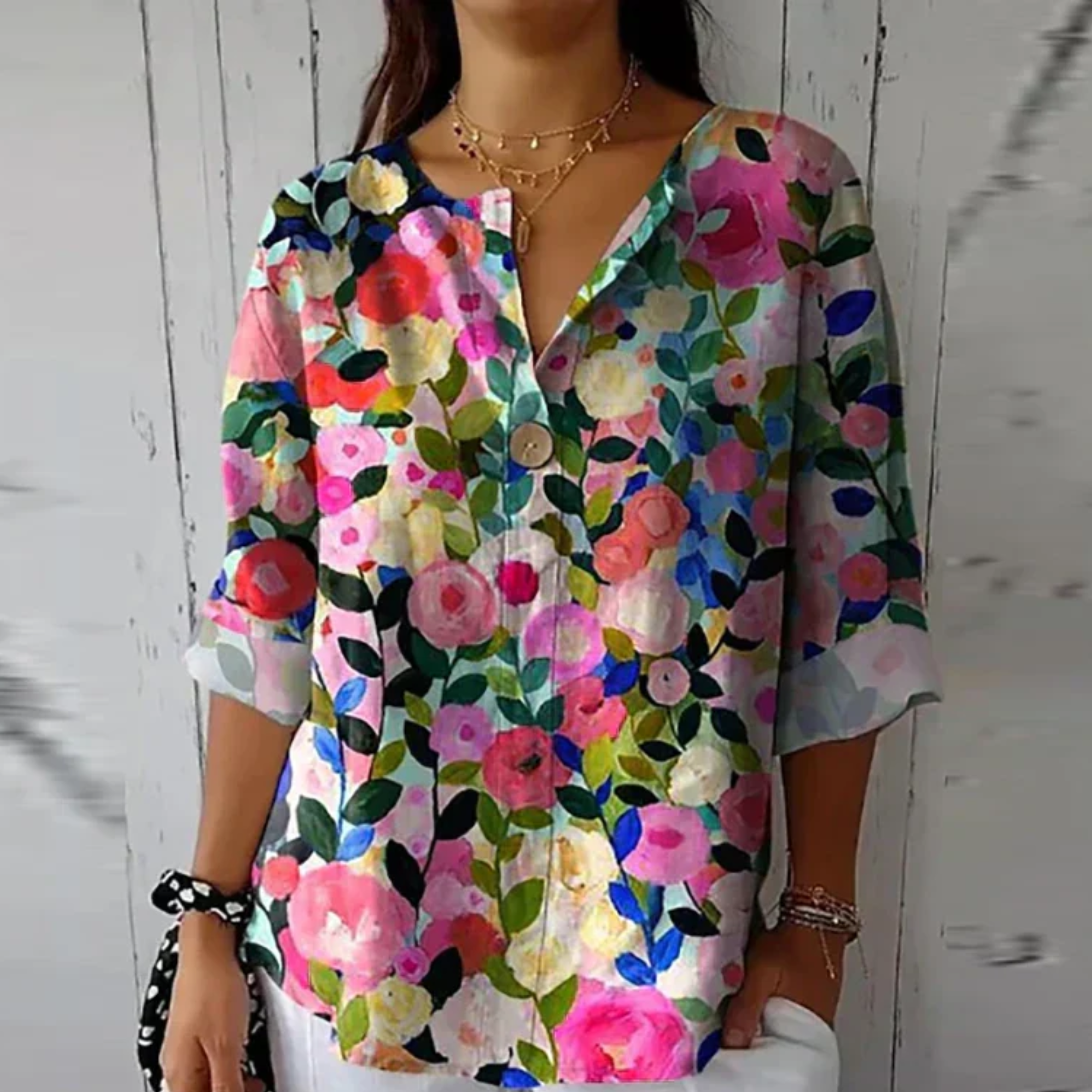 Maria | Floral Print Blouse