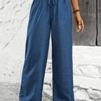 Avery | Twisted Waist Straight-Leg Pants