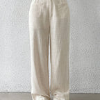 Zélie | Casual Beige Long Pants