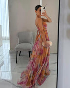 Renee | Floral Print Maxi Dress