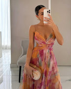 Renee | Floral Print Maxi Dress