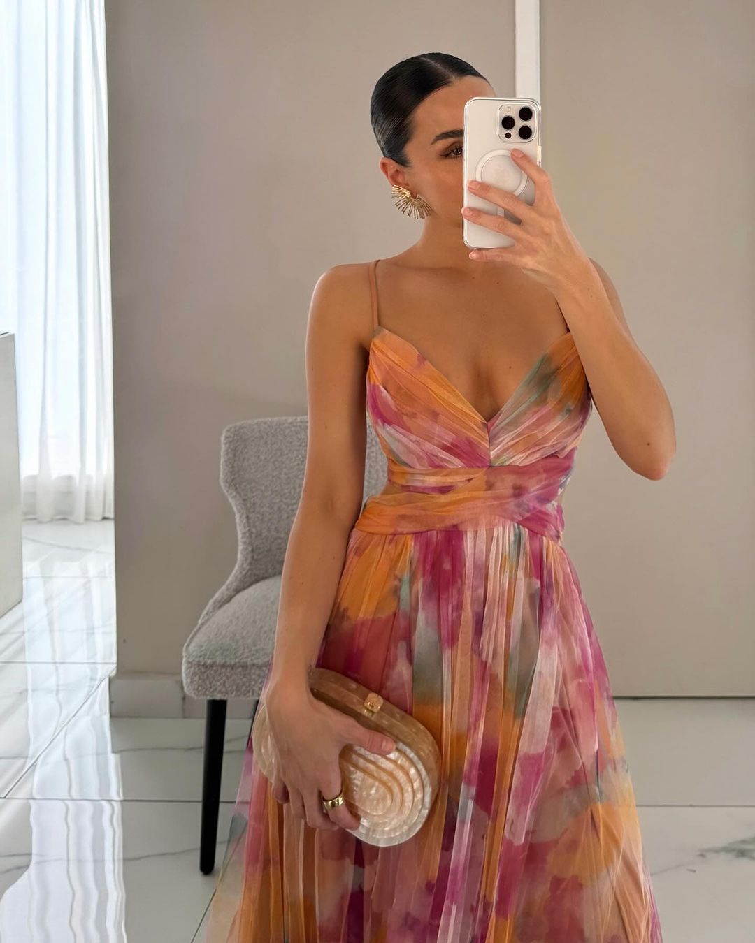 Renee | Floral Print Maxi Dress