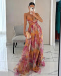 Renee | Floral Print Maxi Dress