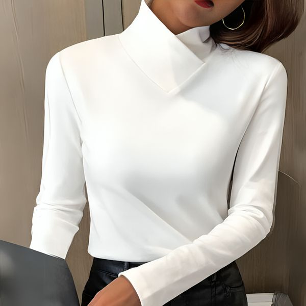 Isolde | Sculpted Soft-Touch Turtleneck