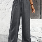 Avery | Twisted Waist Straight-Leg Pants