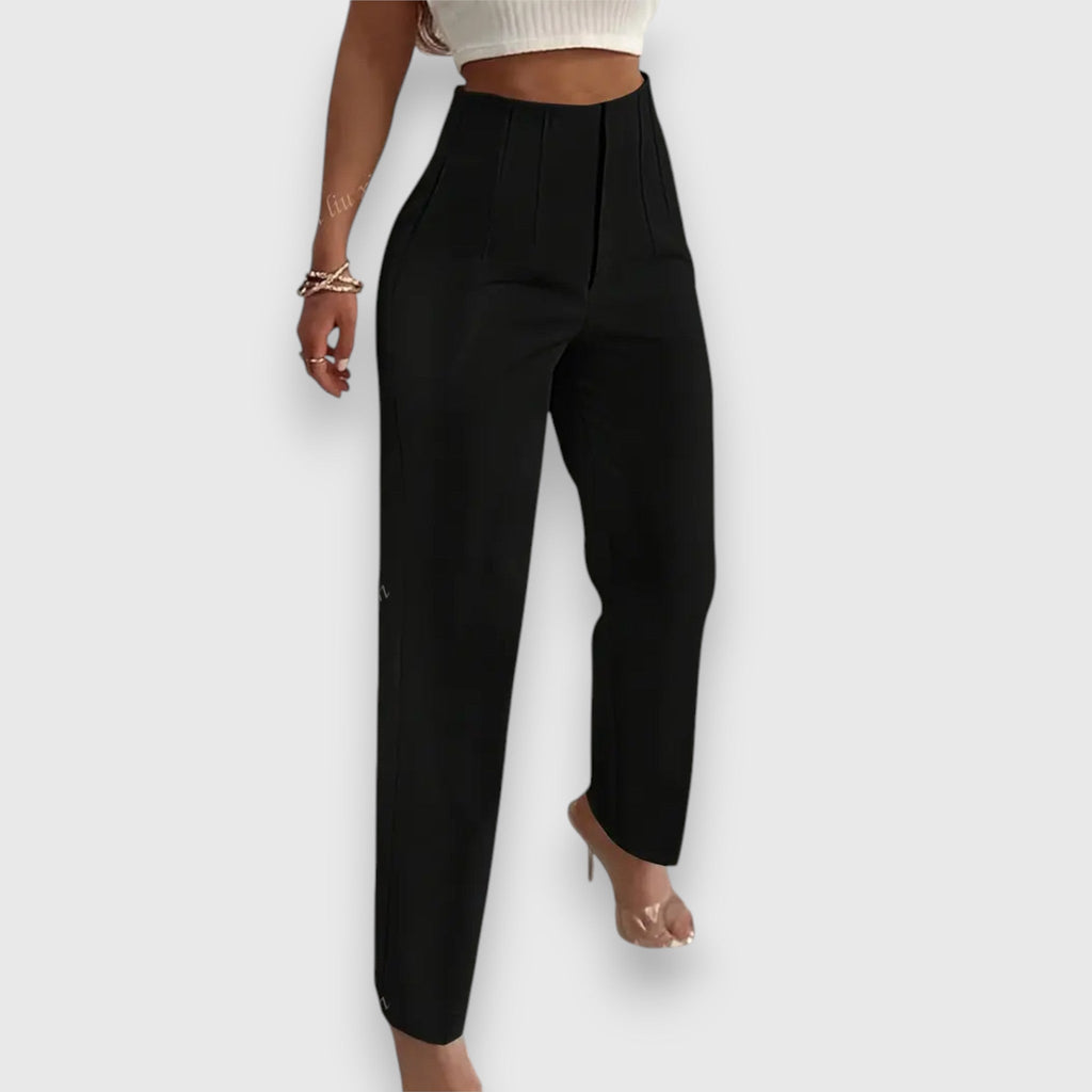 Virelle | Straight-Leg High-Waist Pants