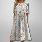 Maxine | Relaxed Floral Midi Dress