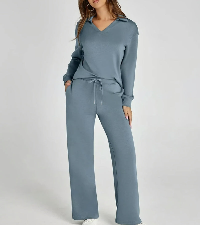 Selena | Flared Pants Two-Piece Set