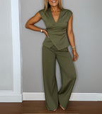 Claudia | Modern Wrap Two-Piece Set