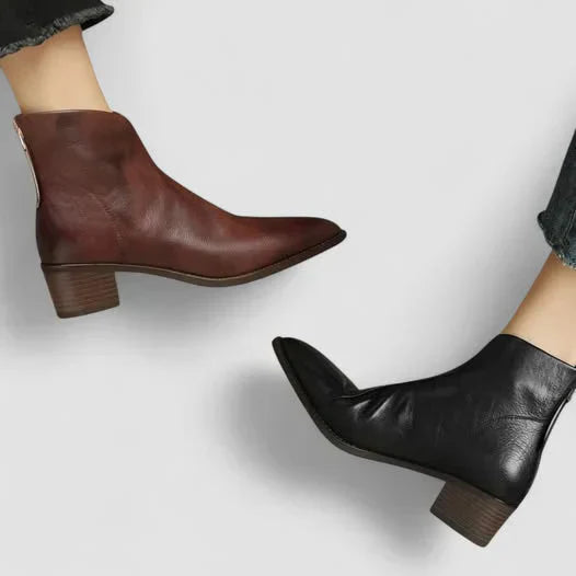 Aurenza | Orthopaedic Leather Ankle Boots