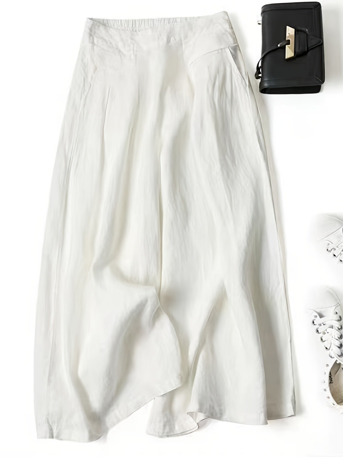 Anika | Wide-Leg Ankle Pants