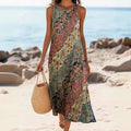 Elva | Ethnic Flow Midi Dress