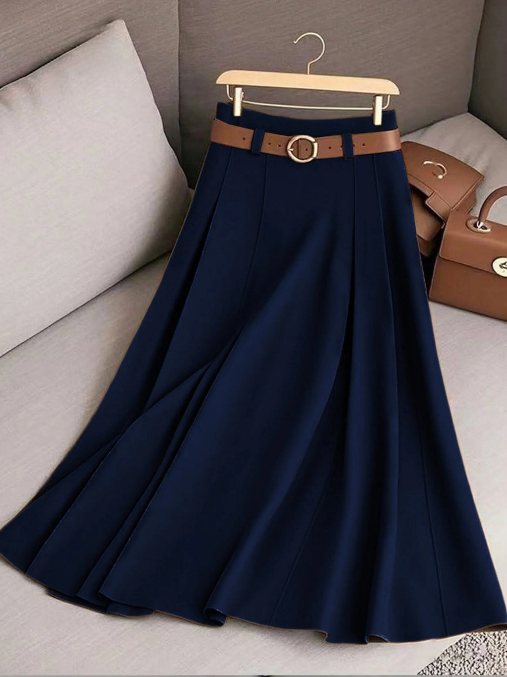 Virelle | High-Waist A-Line Skirt