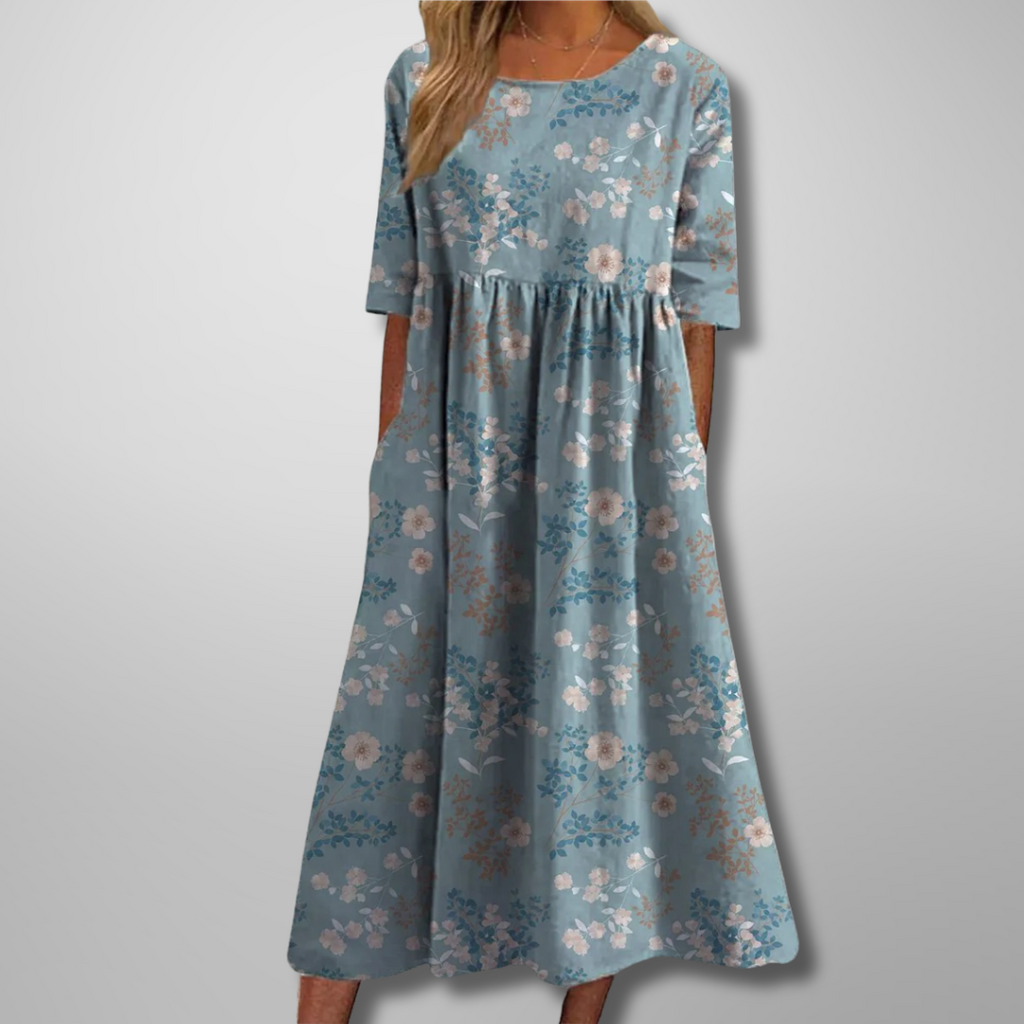 Maxine | Relaxed Floral Midi Dress