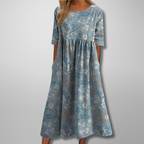 Maxine | Relaxed Floral Midi Dress