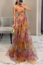 Renee | Floral Print Maxi Dress