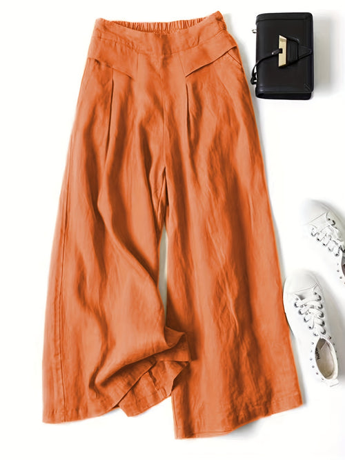 Anika | Wide-Leg Ankle Pants