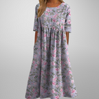 Maxine | Relaxed Floral Midi Dress